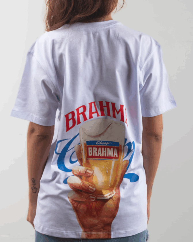 Camiseta Unissex Chopp Brahma [PACK 20 UNIDADES]