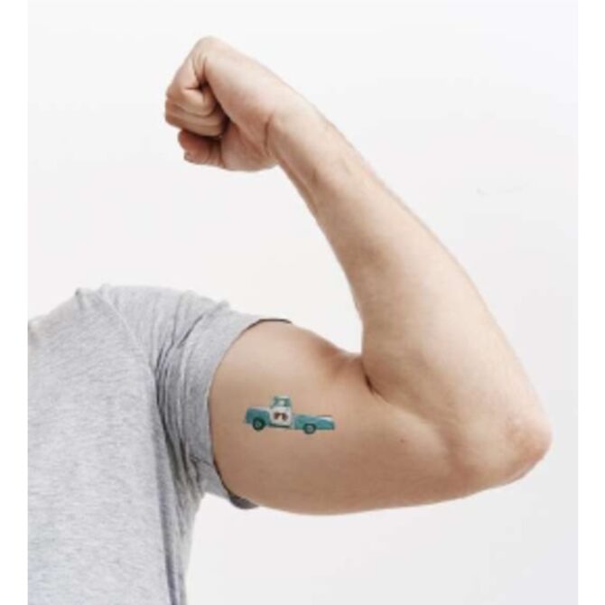 Tatuagem Caminhonete Colorado [PACK 50 UNIDADES]
