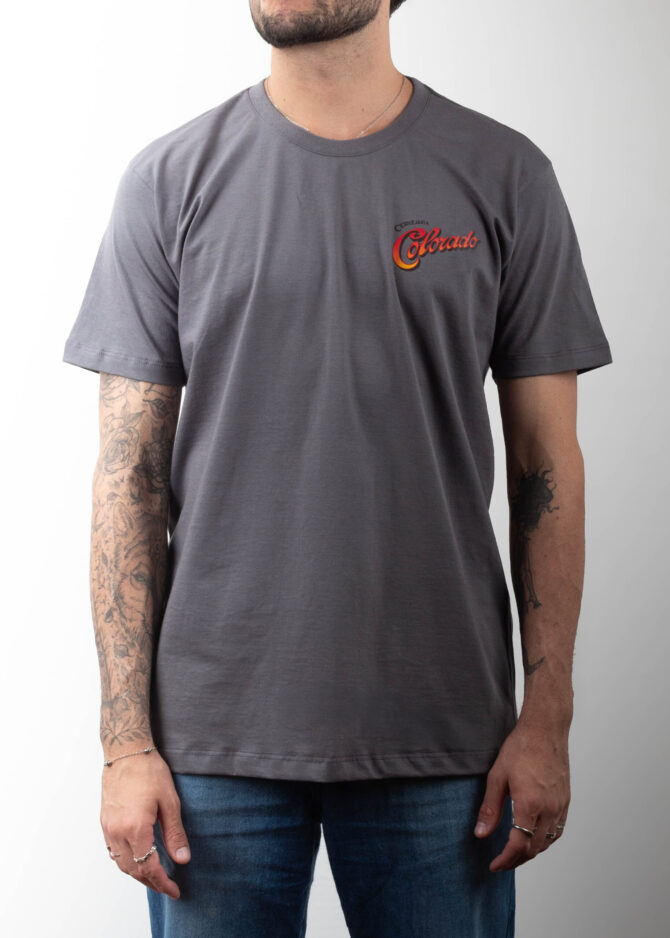 Camiseta Cinza Chumbo Balurso Colorado [PACK 50 UNIDADES]