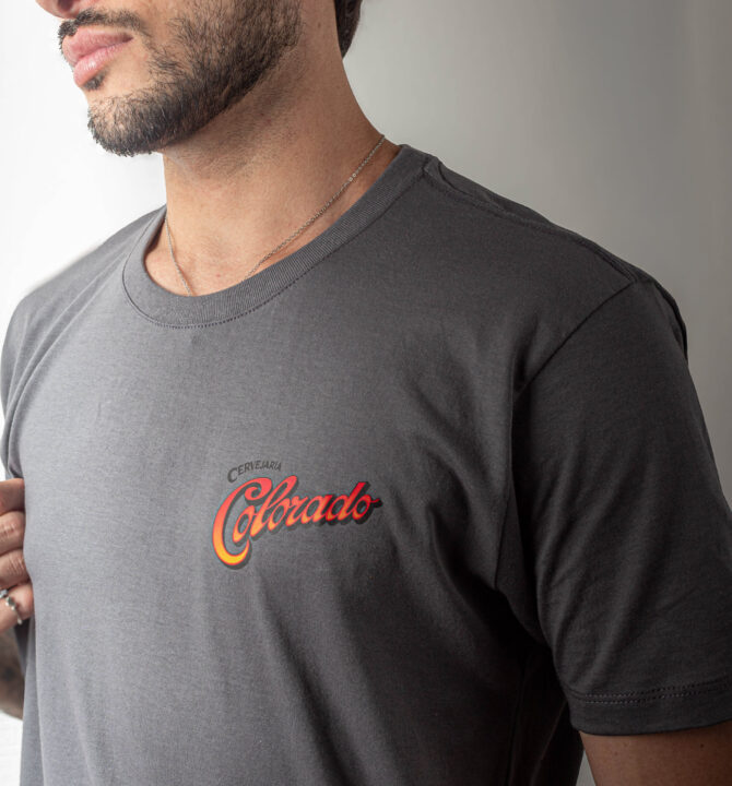 Camiseta Cinza Chumbo Balurso Colorado [PACK 50 UNIDADES]