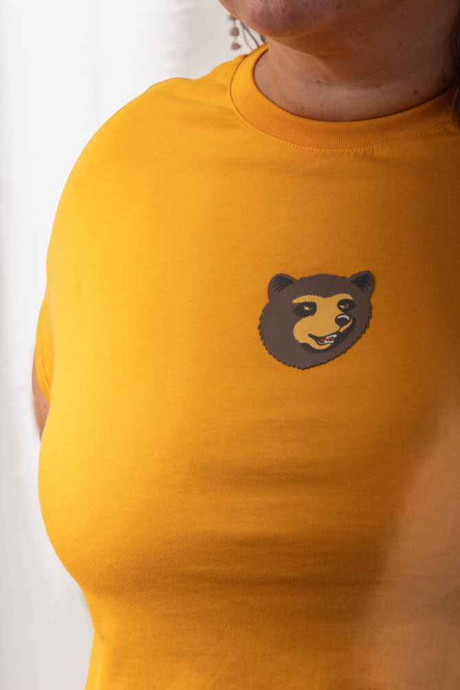 Cropped Mostarda Urso Colorado [PACK 50 UNIDADES]