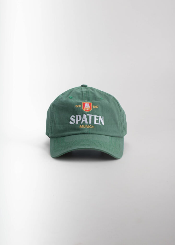 Boné Verde Estonado Spaten - Daddy Cap [PACK 50 UNIDADES]